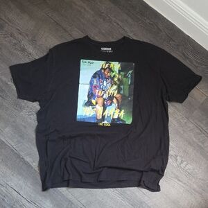 Black T-Shirt with Colorful Graphic(KOBE)